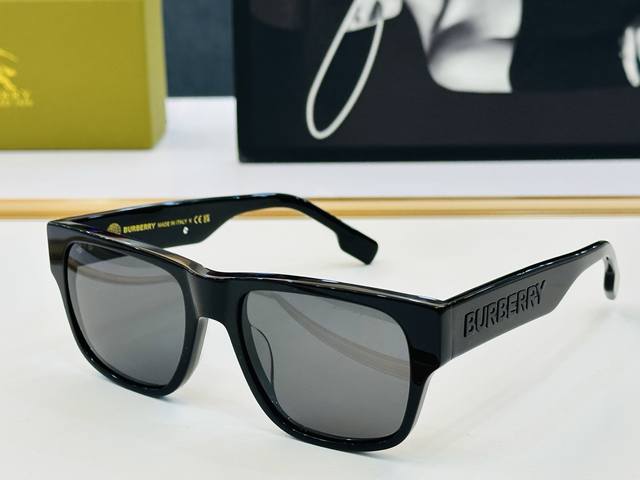 高品质Burberr* 巴家 Be4358 Size：54口20-145 女款太阳眼镜[得意 C意大利进口材料制造
