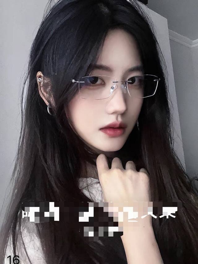 陈伟霆同款新款时尚眼镜框商务休闲无框光学近视眼镜架可配护目平光眼睛