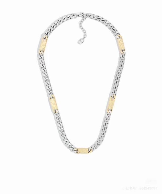 Dior 迪奥 中古 项链 专柜一致上新 精选原版一致 黄铜材质 甜美气质高雅。 长度：50-55厘米