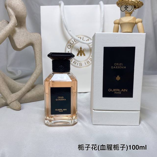 专柜品质 栀子花 血腥栀子 100Ml Guerlain 娇兰艺术沙龙系列香水100Ml 香调:花香调 前调:橙花油玫瑰桃子 中调:栀子花依兰紫罗兰 后调：麝香