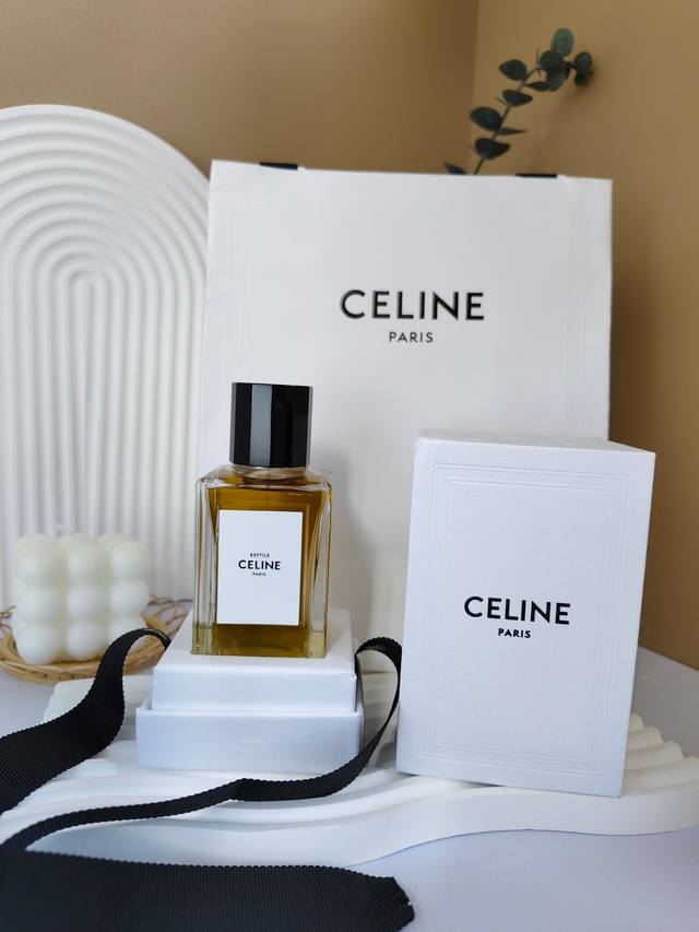 原单品质 Celine高定不羁香水100Ml 香调：雪松、胡椒、树苔、皮革、麝香 Whiskey一样的杯身酒里，味道是夜店昏暗灯光 下被撒了甜酒的皮沙发