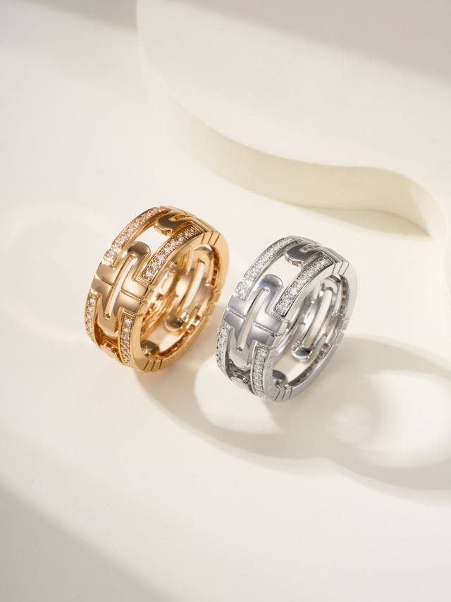 p价 一款不撞款的戒指｜你动了没有！ 尺寸56789号 这款戒指保证不撞款哦！这款回形针戒指不挑人的，好看又简单。听说回形针快要停产了，赶紧收了，不带钻的宽版深