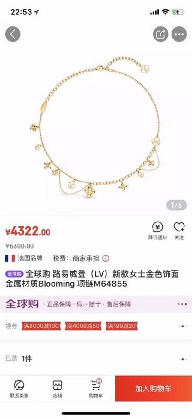 Lv 项链Louis Vuitton 路易威登专柜一致材质 火爆款出货 设计独特 复古前卫 男神、美女必备。