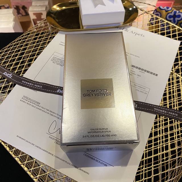 原单品质 专柜Tom Ford汤姆福特 灰色香根草香水100Ml Grey Vetiver 100Ml男士香水 Tf 汤姆福特 灰色香草根 香根草 男士淡香水