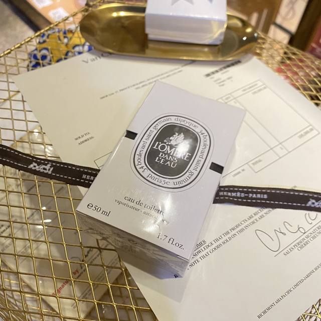 原单品质 Diptyque 蒂普提克香水白标淡香Edp影中之水50Ml L'’ Ombre Dans L' Eau又叫水中影来自法国的香氛品牌！全世界上流社会选