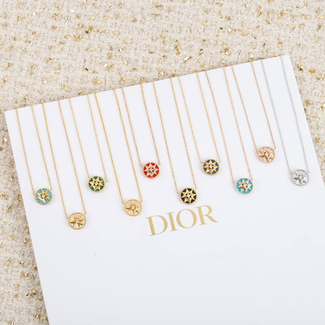 孔雀 青金 绿松石 白 黑 红 粉色 240 我们出品 迪奥罗盘项链 Zp20800+ 认准唯一一家真正购入珠宝类Zp开发的，可订做真金真钻版，只做对版真金货，