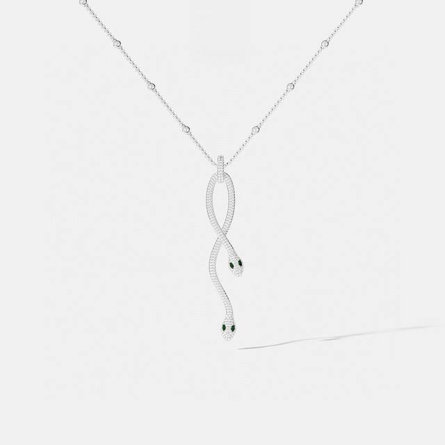 Apm Monaco Kaa可调节项圈时尚感颈链生日首饰礼物设计感。