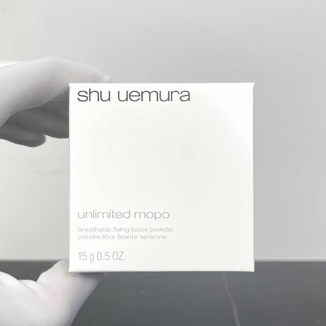 植村秀小黑砖散粉15G！色号：透明色，氧气紫。