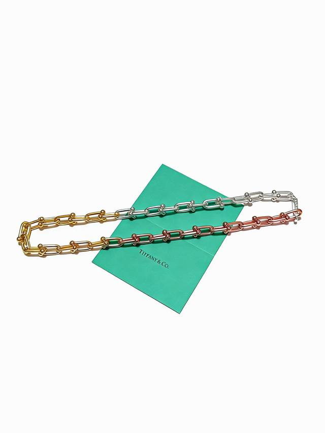 蒂芙尼 Tiffny&Co. 专柜精工银版本 明星同款 复古做旧风 原版复刻 纯手工打造 ～正品开模潮流时尚必备 男女均可佩戴 情侣款同款 摇滚朋克银风格 潮流