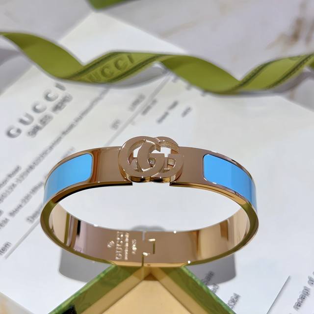 七夕情人节礼物古驰手镯手环纯手工打造最新款手镯档次更高明星同款Anger Forest系列双G经典款系列古驰手环 细节对版K金处理 非市面亮面版型 这款一直在出