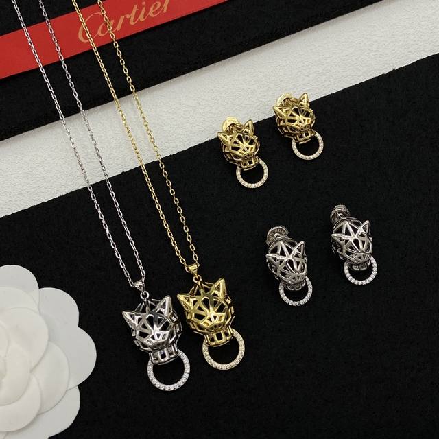 卡地亚项链 耳钉28