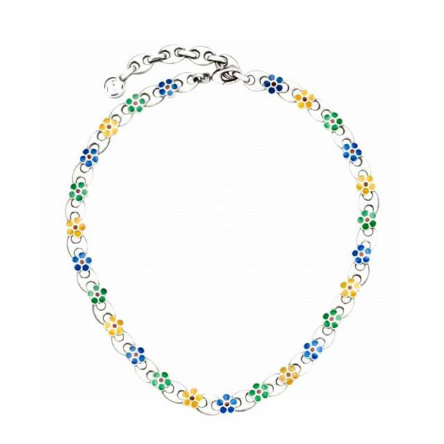 手链 项链 Gucci双G经典花朵项链 手链18-20-22Cm 戒指6-7-8-9-10-11