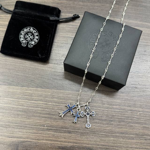 太帅爆了最新款克罗心 不爆不发 厂家直销 原版一比一复刻 克罗心项链