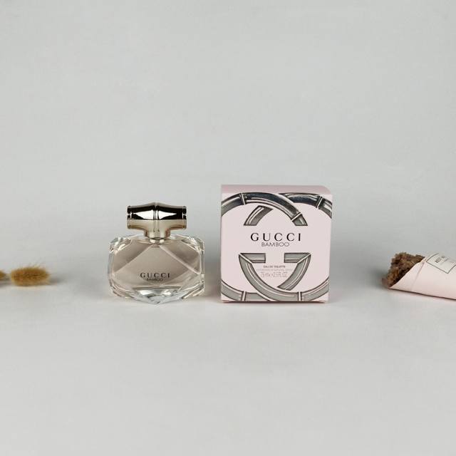 原单品质 DDD 实拍 DDD Gucci Bamboo古驰竹韵力魅女士香水Edt竹节竹女子士香水75Ml DDD 香调：花香调 DDD 前调：香柠檬 橘子 梨