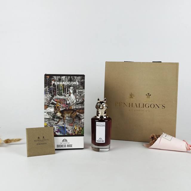 原单品质 DDD 实拍 DDD 潘海利根兽首香水75Ml，狐狸 DDD 香调：东方花香调 DDD 气味：橘子 玫瑰 麝香 木质香 DDD 属性：女香 DDD