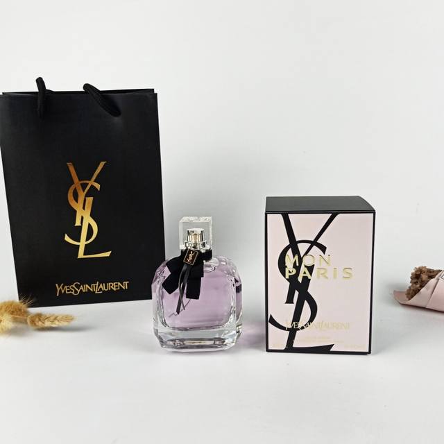 原单品质 DDD 实拍 DDD 圣罗兰Ysl Mon Paris反转巴黎 我的巴黎女士Edp浓香水90Ml DDD 香调：西普果香调 DDD 前调：卡拉布里亚香