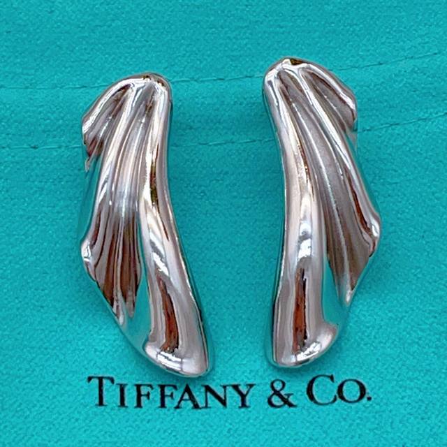 Tiffany*蒂芙尼最新款银色翅膀耳钉 一致Zp黄铜材质，非常的上镜设计很特别值得入手高级手工坊系列 DDD