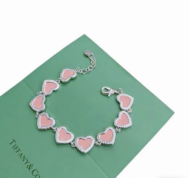 蒂芙尼手链 Tiffny&Co. 专柜精工银版本手链 明星同款 复古做旧风 原版复刻 纯手工打造 ～正品开模潮流时尚必备 男女均可佩戴 情侣款同款 摇滚朋克银风