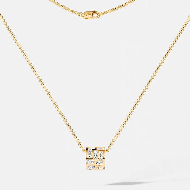 Apm Monaco Ice冰块可调节项圈金黄项链新品男圣诞礼物。 DDD