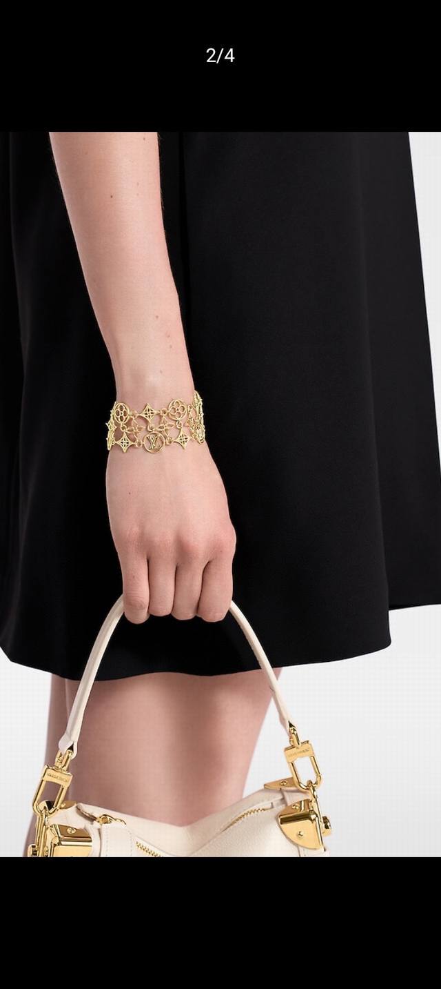 驴家Lv Lace 手链以精湛匠艺雕琢莹泽金属，将Monogramn 花卉和 Lcidle 标识交织排布，缓缓流露花边的典雅之美。 DDD 手链 DDD