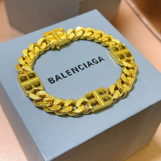 原单货新品 巴黎世家 Balenciaga手链专柜一致巴黎世家手链 男士火爆款出货 设计独特 前卫 男女必备！码数18 20 22 24Cm DDD