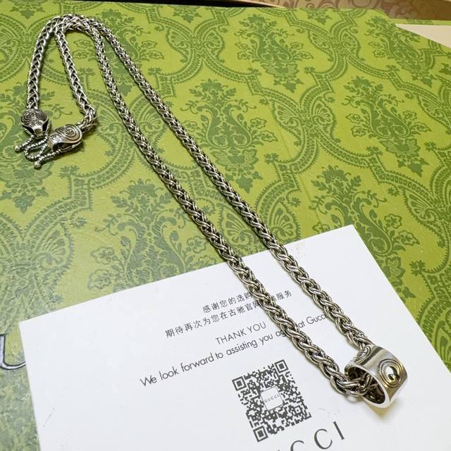 新品发布 意大利官宣 古驰项链最新款链条档次更高明星同款Anger Forest系列双G经典款设计理念项链系列新品古驰项链 DDD 细节对版做旧处理 非市面亮面