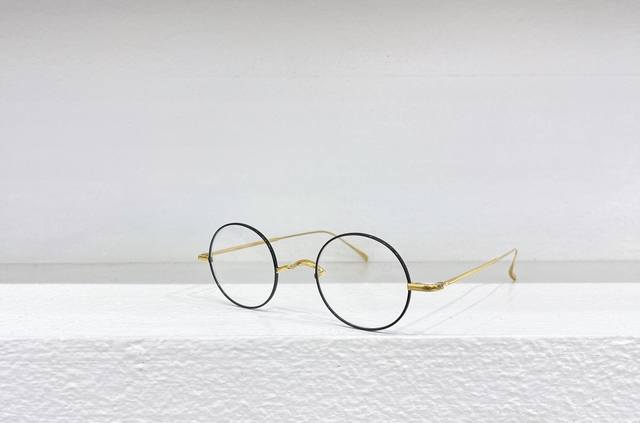 Vintage 金子眼镜model：Kmg-03Size:44口23-148钛～～高品质～～