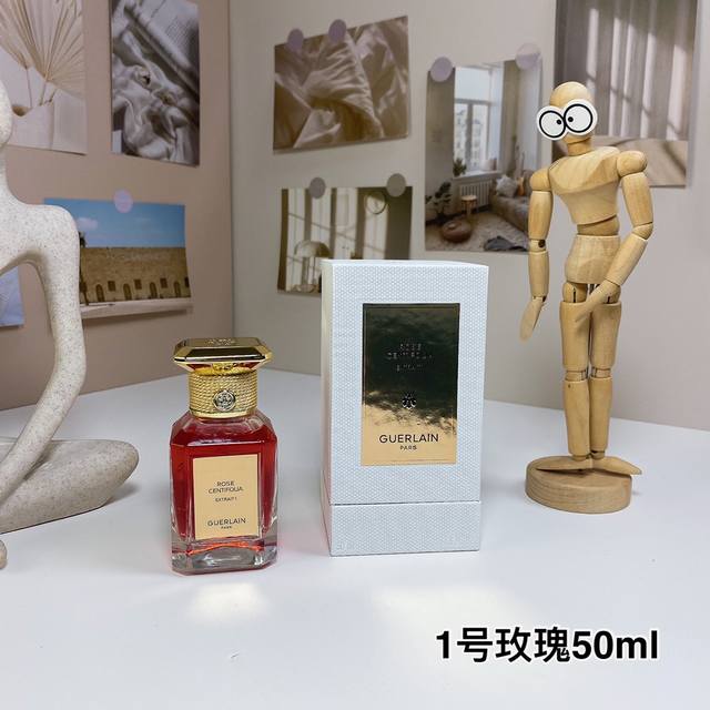 1号玫瑰50Ml 娇兰艺术沙龙数字系列- Guerlain Rose Centifolia Extrait 1, 品牌：娇兰 调香师：Delphine Jelk