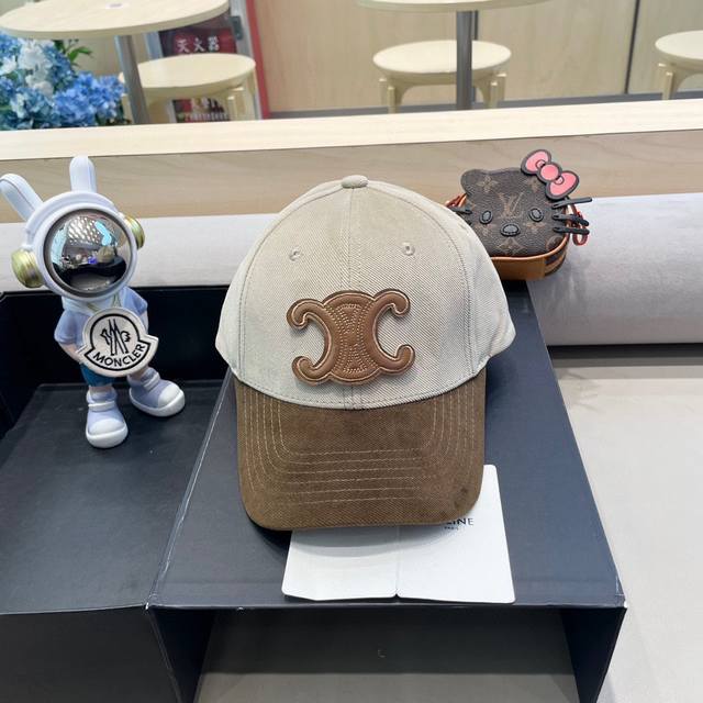 Celine 塞琳 新款 棒球帽 原单棒球帽 原版1.1复刻 对比 市场通货 Logo比较小一点 楦型 通通不一专柜热卖款纯棉内里，轻盈透气 完美版型，原厂品质