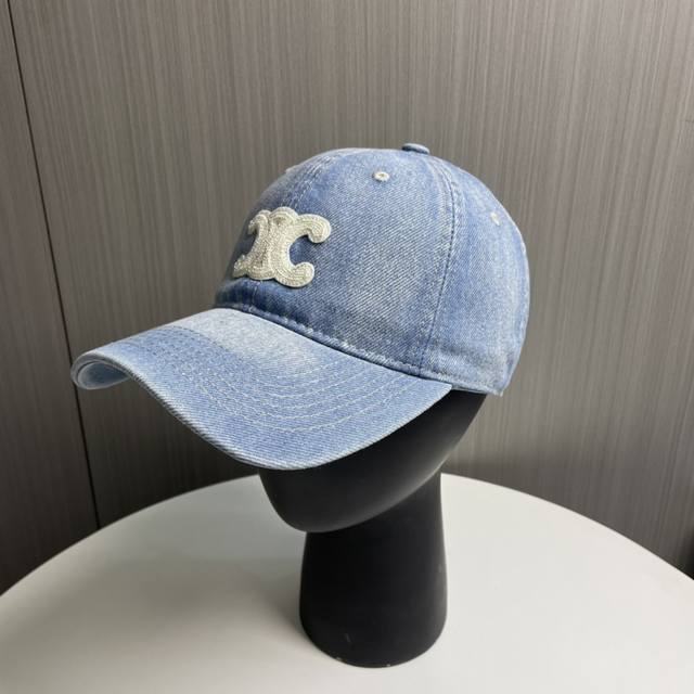 配防尘袋 Celine赛琳 新款牛仔棒球帽，出街必备超好搭配，赶紧入手！