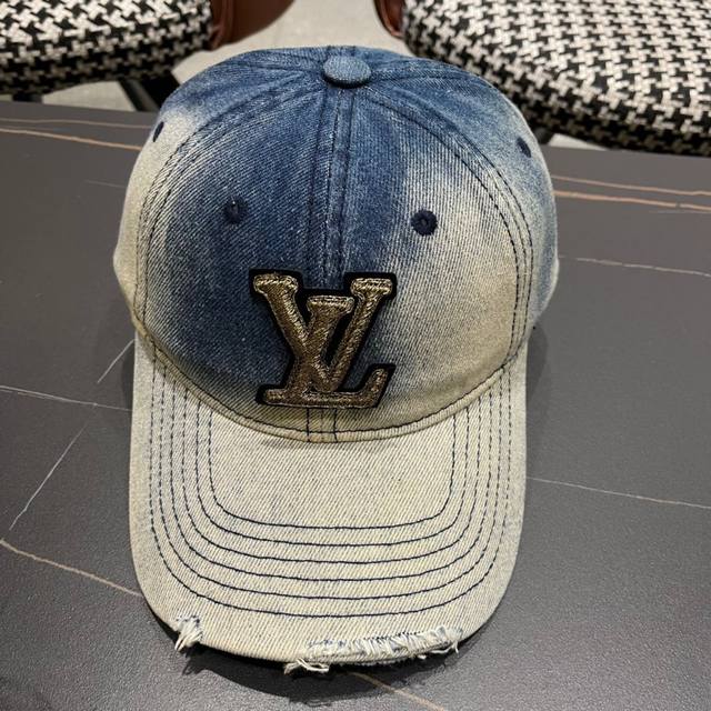 路易威登Louisvuitton2024新款牛仔棒球帽 Lv棒球帽，简约大气，男女通用