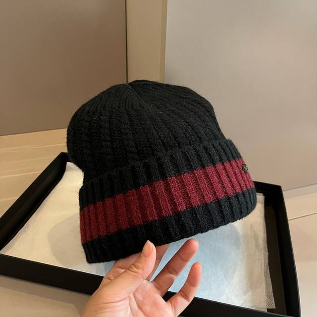 Gucci古奇新款针织毛线帽，男女通用