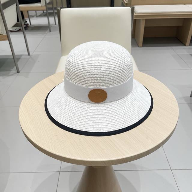Gucci古奇新款圆顶草帽，细草制作，帽型超赞